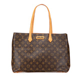 ルイ ヴィトン モノグラム ウィルシャーMM ハンドバッグ トートバッグ M45644 ブラウン PVC レザー レディース LOUIS VUITTON 【中古】